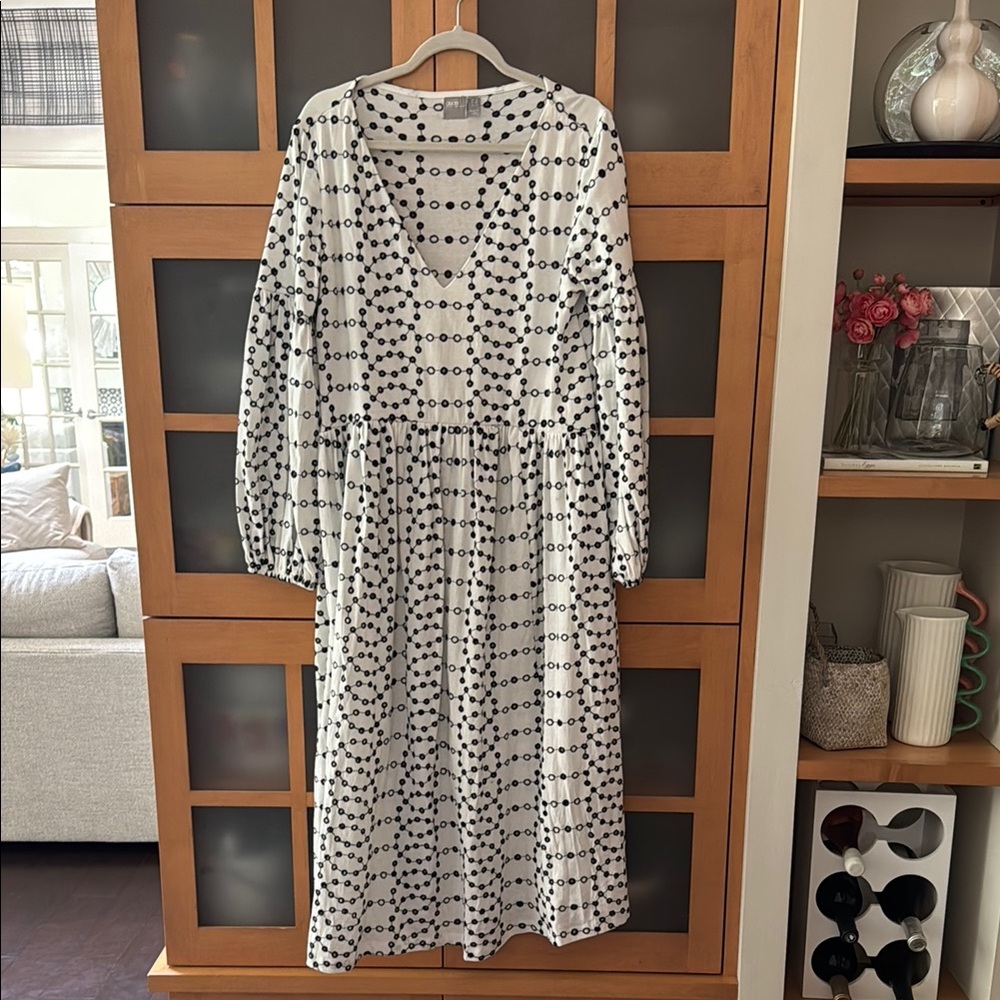 ASOS Black and White Maxi Dress